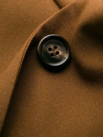 Shop Marni Suit Blazer Jacket In Brown