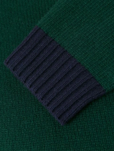 Shop Polo Ralph Lauren Knitted Teddy Jumper In Green