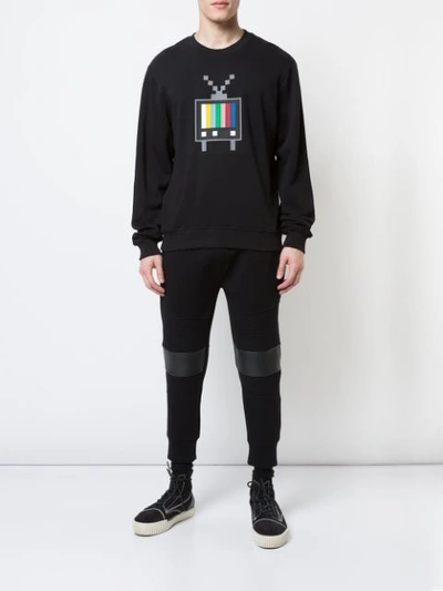 Shop Mostly Heard Rarely Seen 8-bit Revolution Sweatshirt - Black