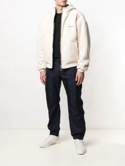 Shop Sankuanz Textured Jacket In White