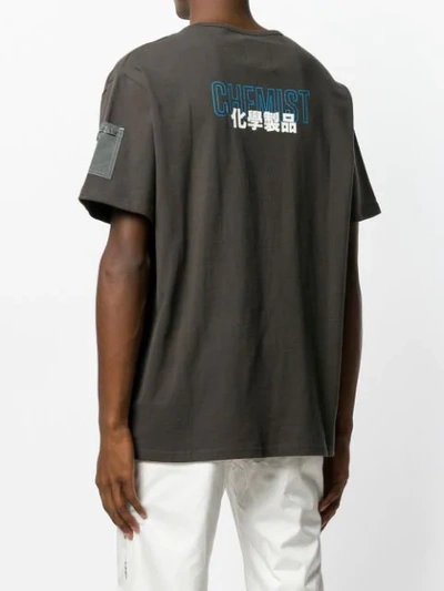 Shop C2h4 Patch Detail T-shirt - Grey