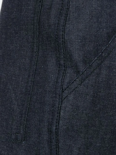 Shop Comme Des Garçons Shirt Cropped Jeans In Blue