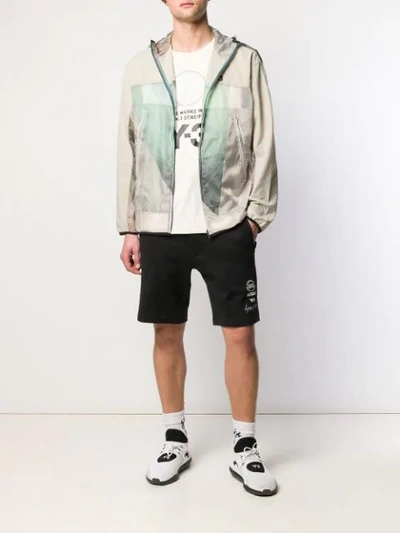 Y-3 Aop Packable Technical Jacket In Neutrals