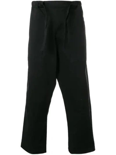 Shop Henrik Vibskov Landmark Trousers In Black