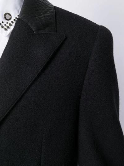 Shop Neil Barrett Single-breasted Coat In Black