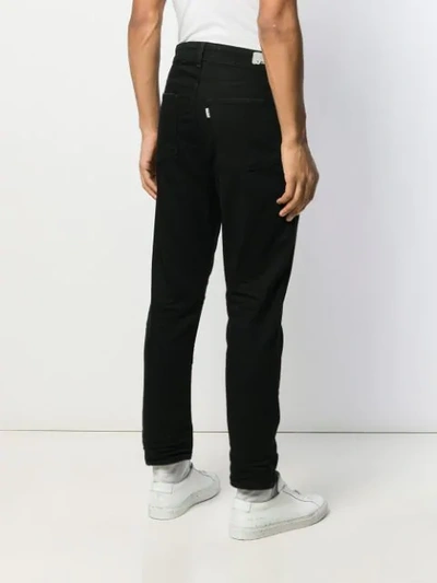 Shop Haikure Straight-leg Denim Jeans In Black