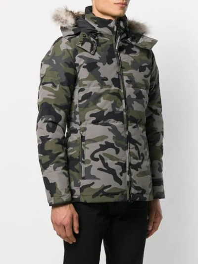 Shop Canada Goose Hooded Camouflage Jacket In 831 Camo