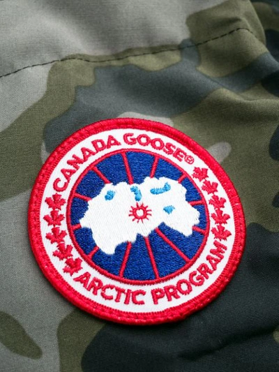 Shop Canada Goose Hooded Camouflage Jacket In 831 Camo