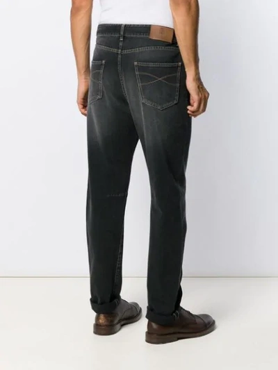 Shop Brunello Cucinelli Classic Slim-fit Jeans In Cg66