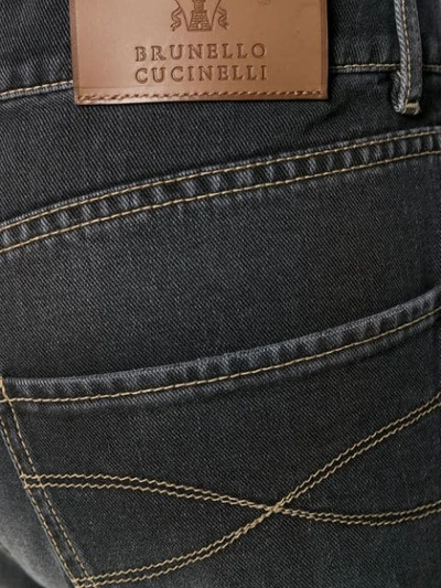 Shop Brunello Cucinelli Classic Slim-fit Jeans In Cg66