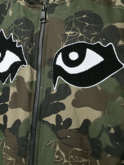 Haculla Camouflage Print Coat In Green
