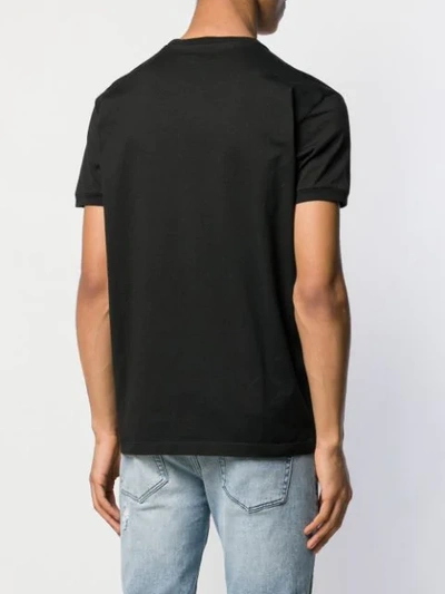 Shop Dsquared2 T-shirt Mit Totenkopf-print In Black