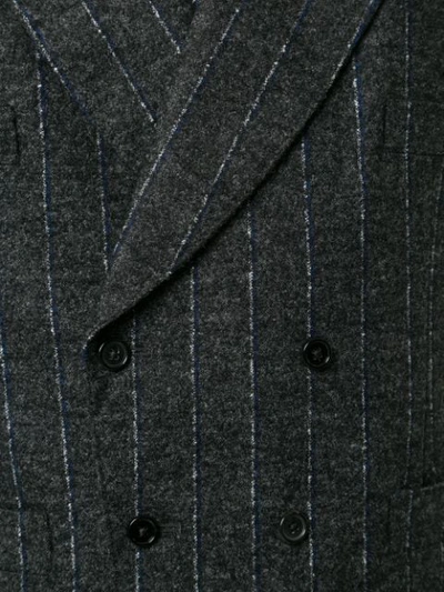 Shop Dolce & Gabbana Pin Stripe Three Piece Suit In Grey