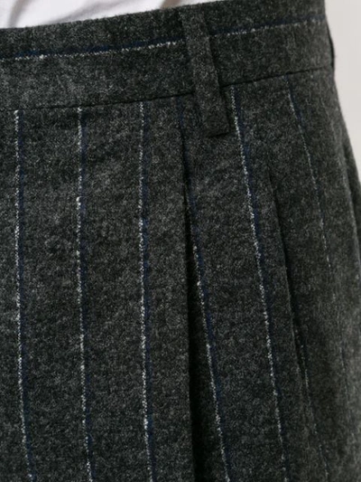 Shop Dolce & Gabbana Pin Stripe Three Piece Suit In Grey