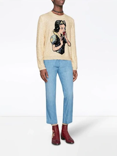Shop Gucci Straight-leg Jeans In Blue