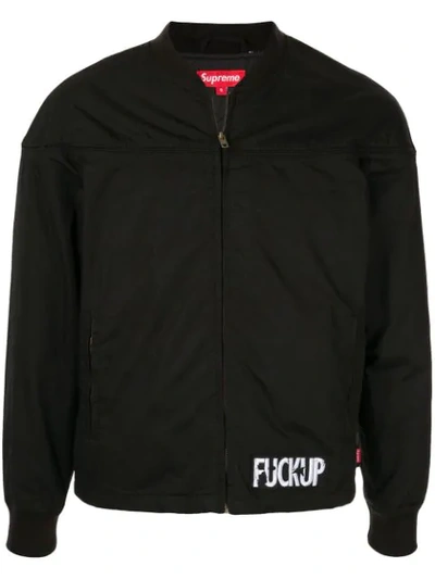 Shop Supreme Poplin Derby Jacket Ss16 In Black