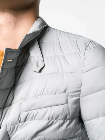 Shop Herno Padded Jacket In Grey