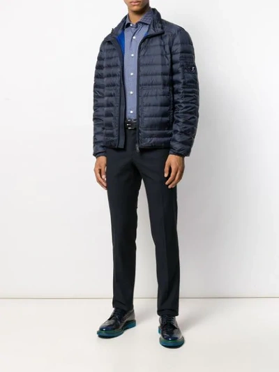 Incotex Slim Tailored Trousers In Blue