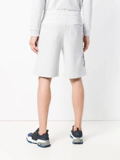 Shop Kenzo Logo Shorts - Grey
