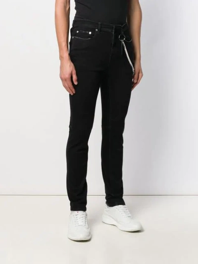 Shop Neil Barrett Slim-fit Jeans In Black
