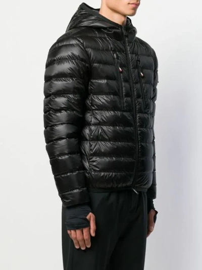 Shop Moncler Short Padded Jacket In Black