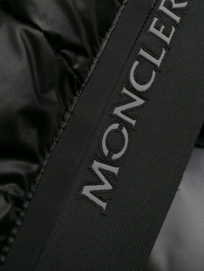 Shop Moncler Short Padded Jacket In Black