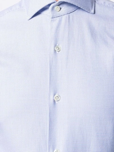 Shop Barba Button Up Shirt In White