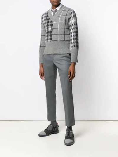 Shop Thom Browne Fun In 982 Tonal Grey