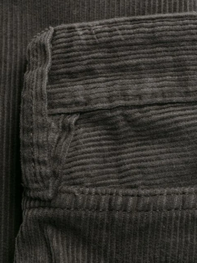 Shop Emporio Armani Corduroy Jeans In 0657 Mist Grey