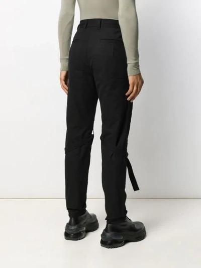 Shop Ambush Buckle Detail Trousers In Black