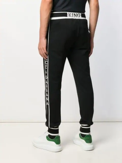 Shop Dolce & Gabbana King Track Trousers In Black