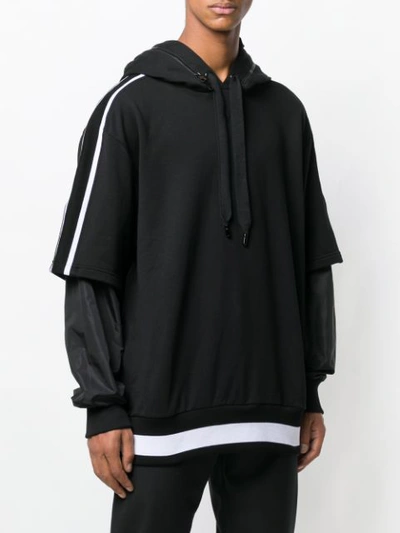 Shop Dolce & Gabbana Hooded Sweatshirt - Black