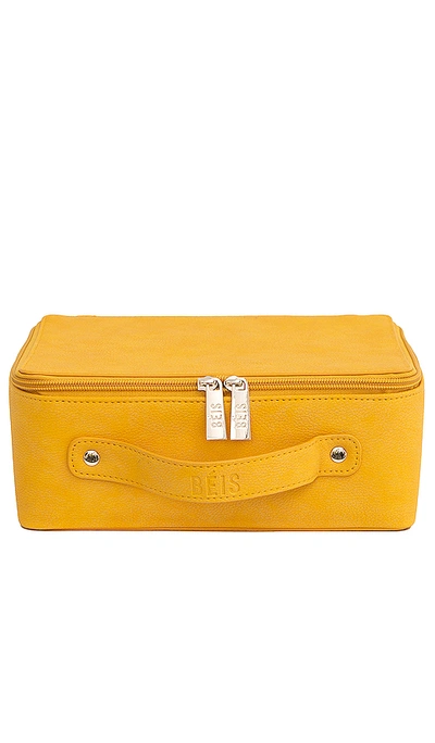 Shop Beis The Cosmetic Case In Yellow.