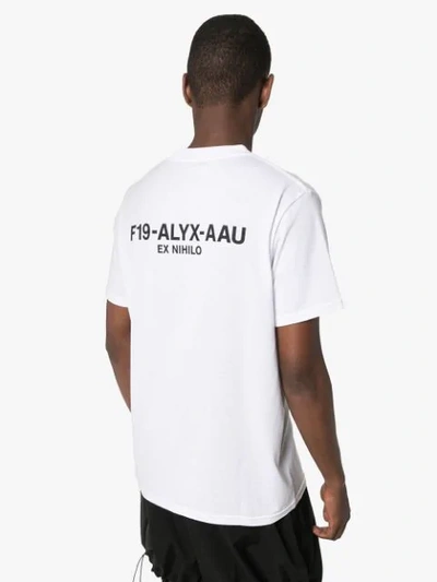 Shop Alyx Ex Nihilo Logo-print T-shirt In White
