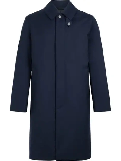 Shop Mackintosh Straight-fit Coat - Blue