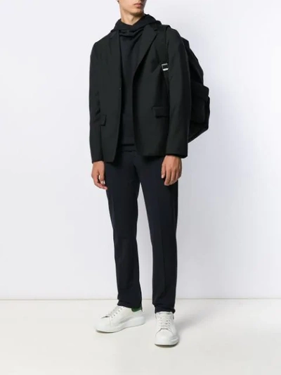 JIL SANDER SINGLE-BREASTED BLAZER - 黑色