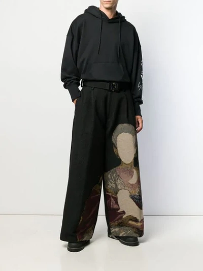 OFF-WHITE MARIANA DE SILVA VOLUME PANTS - 黑色