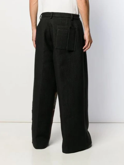 Shop Off-white Mariana De Silva Volume Pants In Black