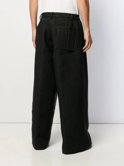 OFF-WHITE MARIANA DE SILVA VOLUME PANTS - 黑色