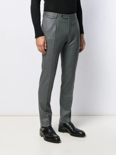 Shop Tagliatore Straight-leg Trousers In Grey