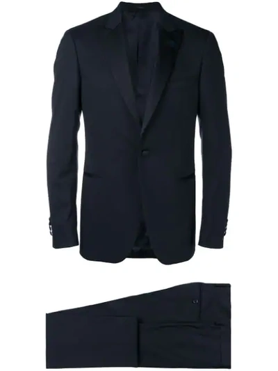 Shop Lardini Dinner Suit In Blue