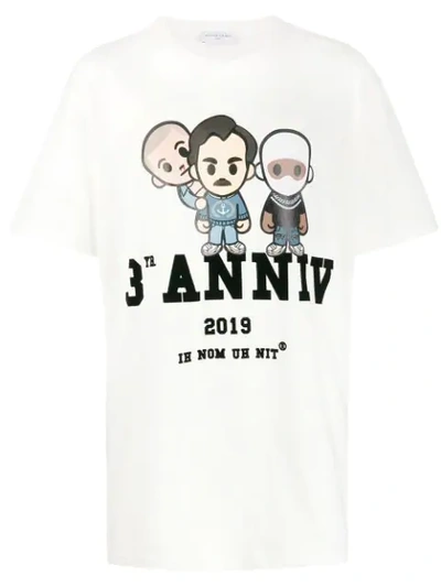 Shop Ih Nom Uh Nit Logo Graphic Print T-shirt In White