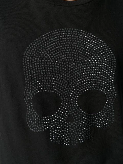 Shop Hydrogen Crystal Embellished T-shirt In 007 Black