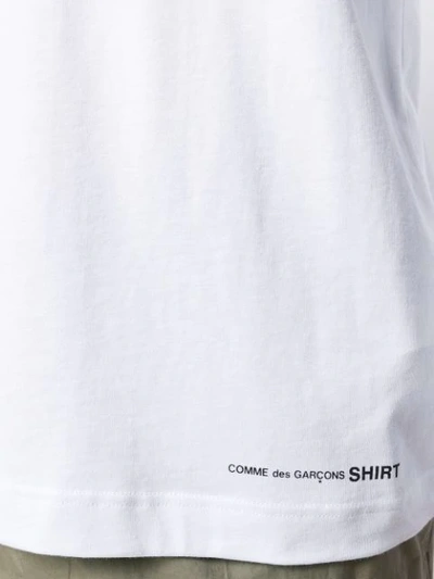 Shop Comme Des Garçons Shirt Long-sleeved T-shirt In White