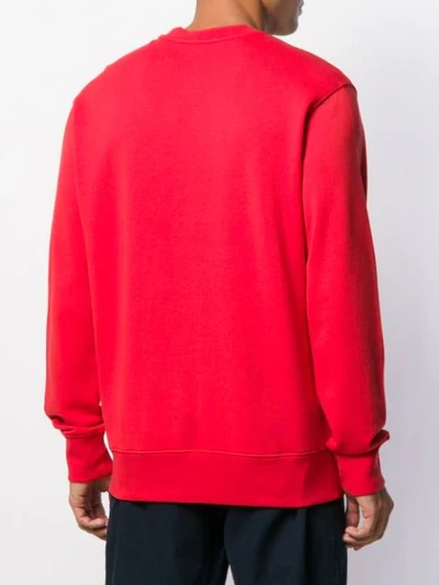 Shop J. Lindeberg Hurl Graphic Print Sweatshirt In Red