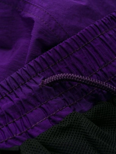 Shop Ami Alexandre Mattiussi Elastic Waist Long Swim Shorts In Purple