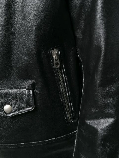 Shop Jeckerson Side Zip Jacket In Black