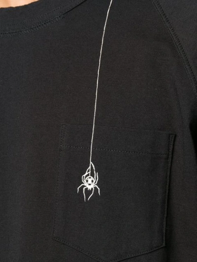 Shop Sacai Spider Web T In Black
