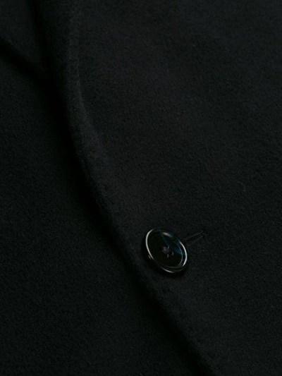 Shop Dolce & Gabbana Classic Single Breasted Coat In Black