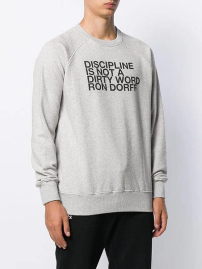 RON DORFF DISCIPLINE印花套头衫 - 灰色